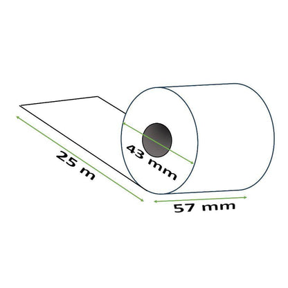 50 Thermorollen für primasello X320 (ohne BPA)