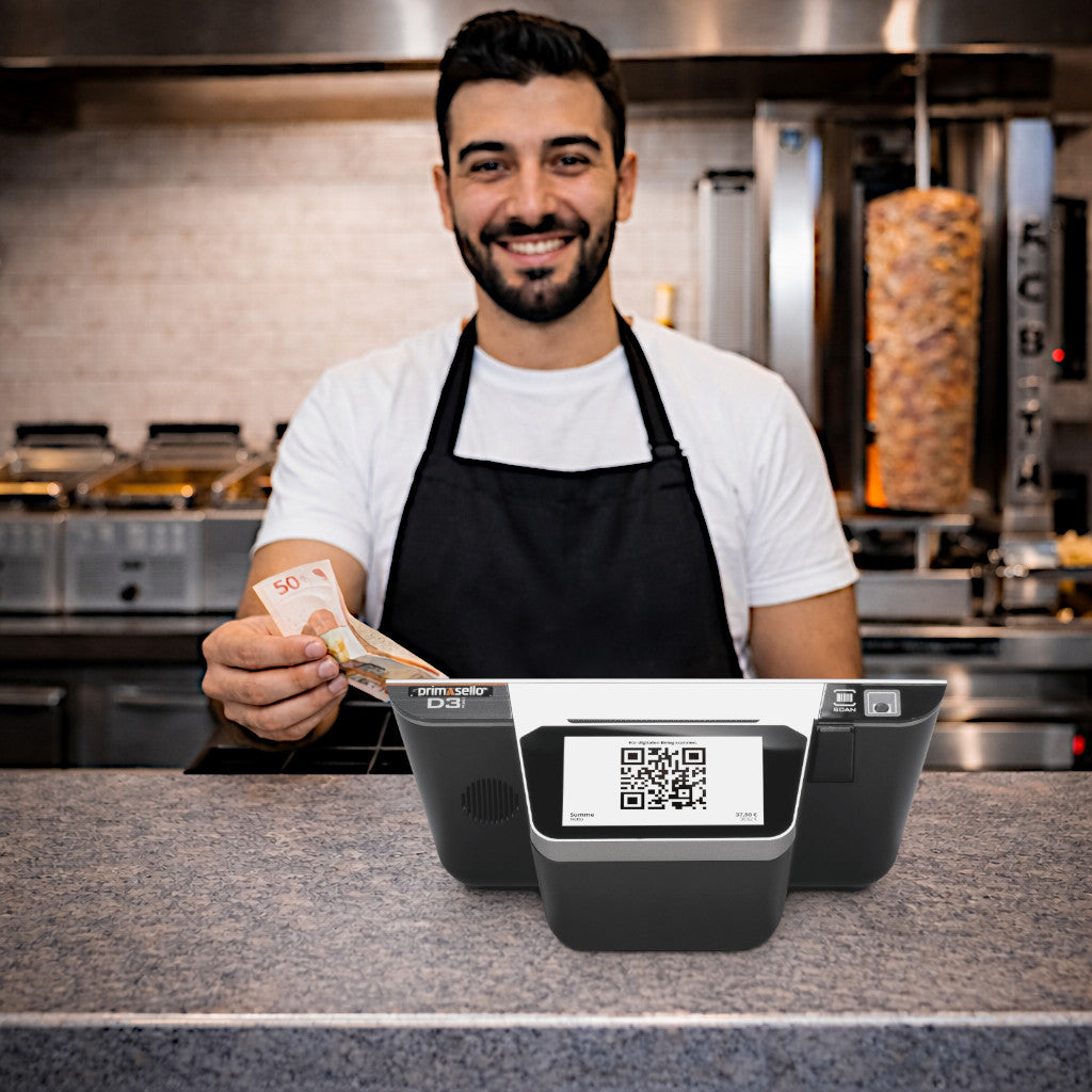 primasello X340 inkl. TSE & Programmierung (max. 100 Artikel / Warengruppen)